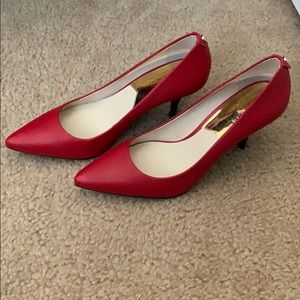 Michael Kors Shoes - BRAND NEW MICHAEL KORS heels. Red. Size 8 Michael Kors Shoes - BRAND NEW MICHAEL KORS heels. Red. Size 8